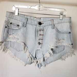 One teaspoon denim roller shorts